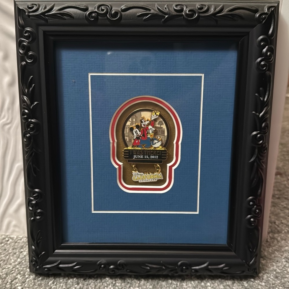 “I Was There” Disney California Adventure Pin with frame